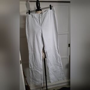 PRE-OWNED Ann Taylor Light Blue/White Pants Size 8